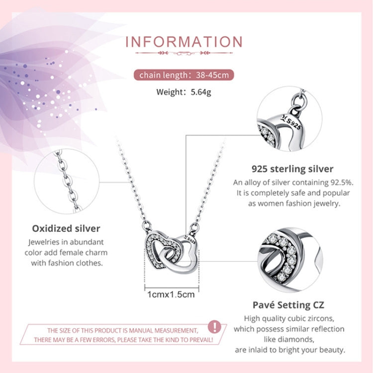 Love S925 純銀女士項鍊, SCN181, SCN181（金色）