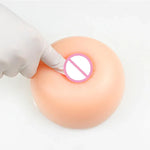 Round Men Pseudo-girl Silicone Fake Breasts Cross-dressing Breast Implants, 500g, 600g, 800g, 1000g