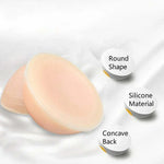 Round Men Pseudo-girl Silicone Fake Breasts Cross-dressing Breast Implants, 500g, 600g, 800g, 1000g