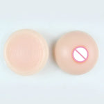 Round Men Pseudo-girl Silicone Fake Breasts Cross-dressing Breast Implants, 500g, 600g, 800g, 1000g