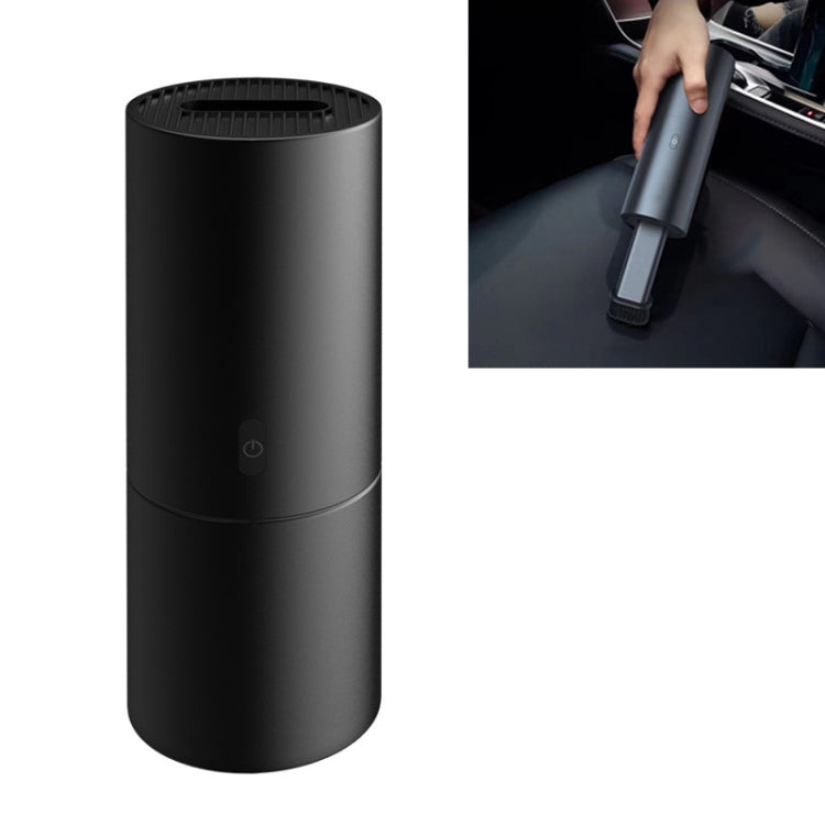創意迷你手持便攜式吸塵器USB充電大功率家用吸塵器，太空灰，純白
