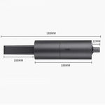 創意迷你手持便攜式吸塵器USB充電大功率家用吸塵器，太空灰，純白