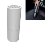 創意迷你手持便攜式吸塵器USB充電大功率家用吸塵器，太空灰，純白
