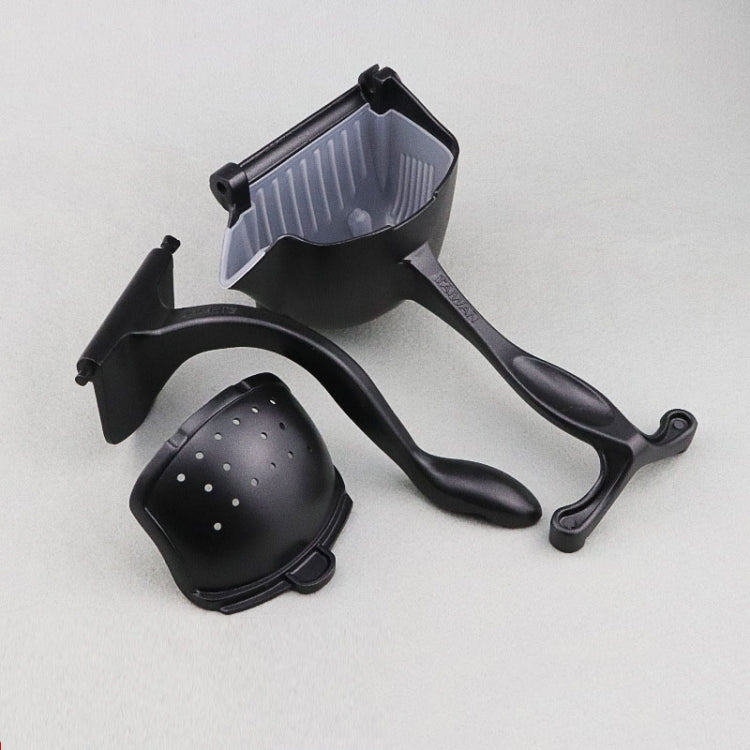 鋁製可拆卸手動榨汁器檸檬西瓜橙子水果榨汁器，銀色