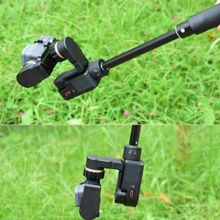手持三軸雲台穩定器 GoPro 自拍桿 延長長度：19cm-73cm，長度：19cm-73cm