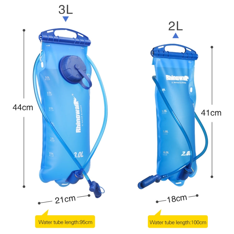 Rhinowalk 自行車水袋 2L/3L 全開口 戶外飲水袋 飲水裝備，RK18101 藍色 2L，RK18101 紅色 2L，RK18103 藍色 3L