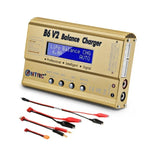 HTRC B6 V2 模型飛機充電器 智慧平衡充電器，美國插頭，歐洲插頭，英國插頭，澳洲插頭