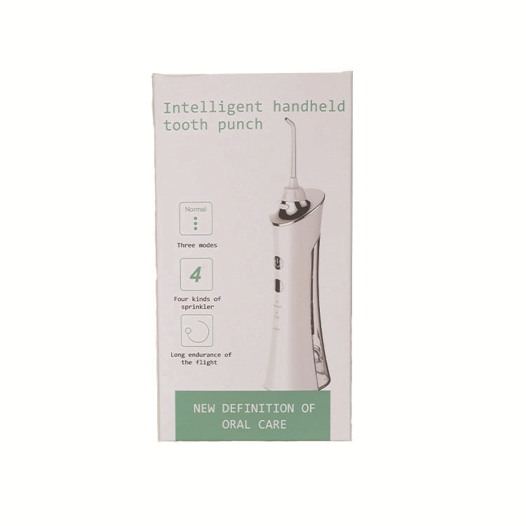 電動牙齒穿孔牙結石清除器水牙線家用便攜口腔清潔機，白色，粉色，藍色