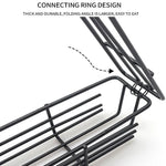 2 PCS Hot Dog Barbecue Cage Sausage Barbecue Clip Barbecue Clip Mesh Wooden Handle Barbecue Mesh Rack, Wood color, Red