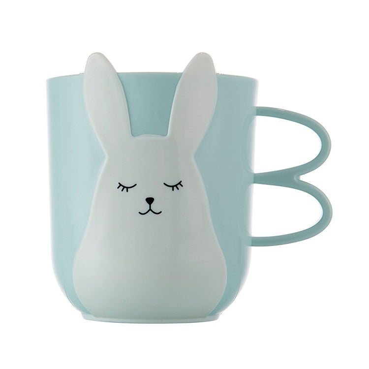 創意可愛漱口杯家用刷牙杯塑料兒童杯帶手柄，北歐粉，北歐灰，北歐藍