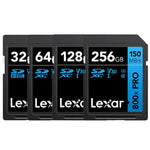 Lexar SD-800X Pro 高速 SD 卡 單眼相機記憶卡，32GB，64GB