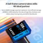 Lexar SD-800X Pro 高速 SD 卡 單眼相機記憶卡，32GB，64GB