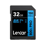 Lexar SD-800X Pro 高速 SD 卡 單眼相機記憶卡，32GB，64GB