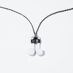 AIRPODS 無線耳機防丟鏈 強磁套 鈦鋼不鏽鋼色澤持久防丟項鍊，金色、玫瑰金、黑金、鋼色