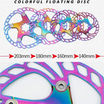 IIIPRO 浮動碟公路山地車六釘碟煞碟盤，140mm、160mm、180mm、203mm