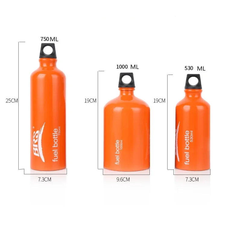 BRS 戶外燃料便攜鋁合金油瓶，750 ML，1000 ML，530 ML