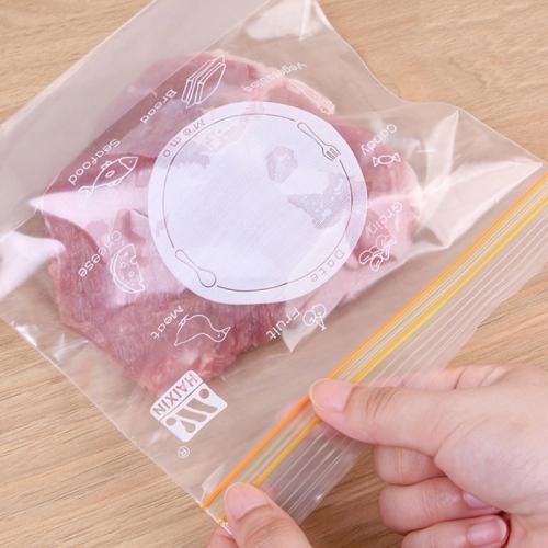 密封袋鮮食包裝袋 家用加厚冰箱儲存塑膠袋，小號（30片/組）、中號（25片/組）、大號（15片/組）