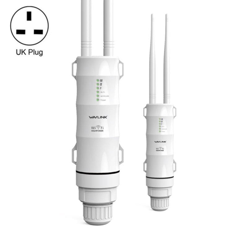 WAVLINK AC600 AP 2.4G/5G雙頻戶外高功率中繼器，歐規插頭，美規插頭，英規插頭