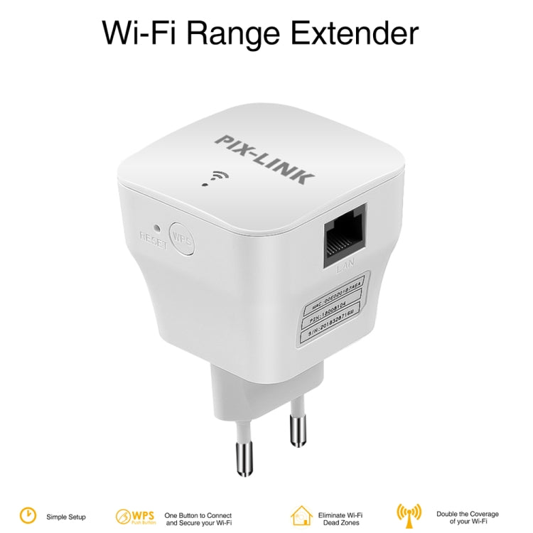PIXLINK WR12 300Mbps WIFI 信號放大增強中繼器，歐規插頭，英規插頭，美規插頭，澳規插頭