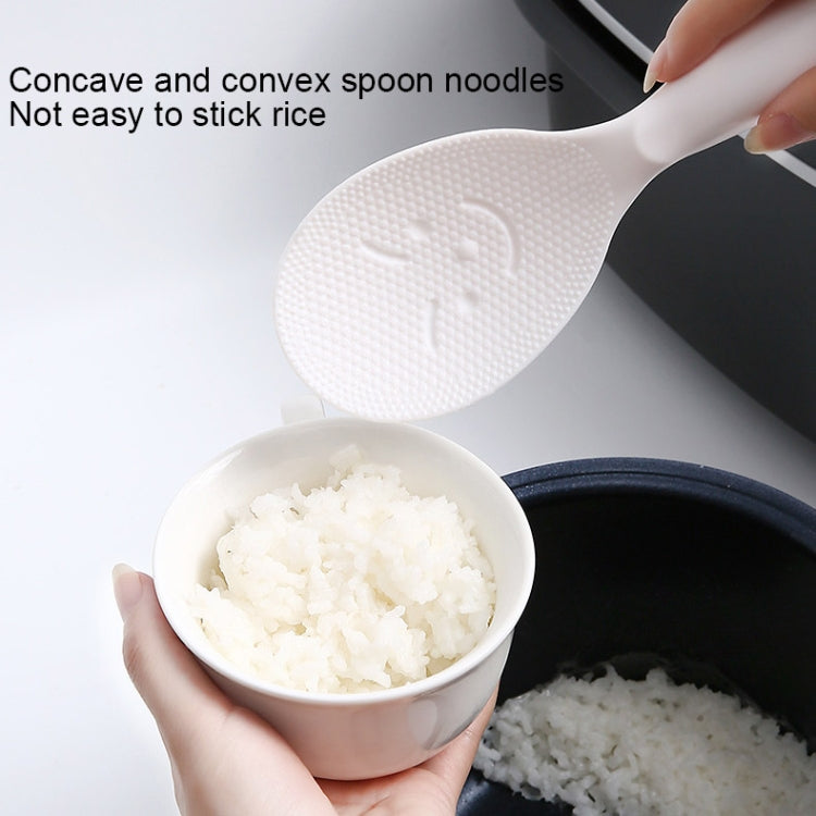 創意笑臉飯匙直立式食品級廚房電飯煲飯匙