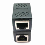 網路直通頭 RJ45 網路線接頭 對接 8P8C 屏蔽雙通頭