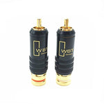 2 個 WBT-0144 RCA 蓮花插頭影音插頭