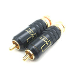 2 個 WBT-0144 RCA 蓮花插頭影音插頭