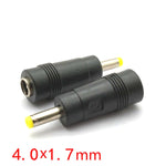 50個 5.5 x 2.1毫米轉4.0 x 1.7毫米直流電源轉換頭 電源接頭