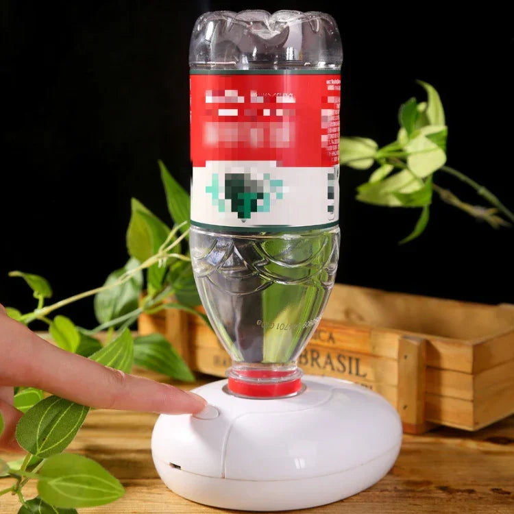 便攜式迷你超聲波桌面空氣加濕器 USB 家用礦泉水瓶加濕器，空氣加濕器