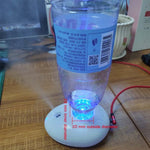便攜式迷你超聲波桌面空氣加濕器 USB 家用礦泉水瓶加濕器，空氣加濕器