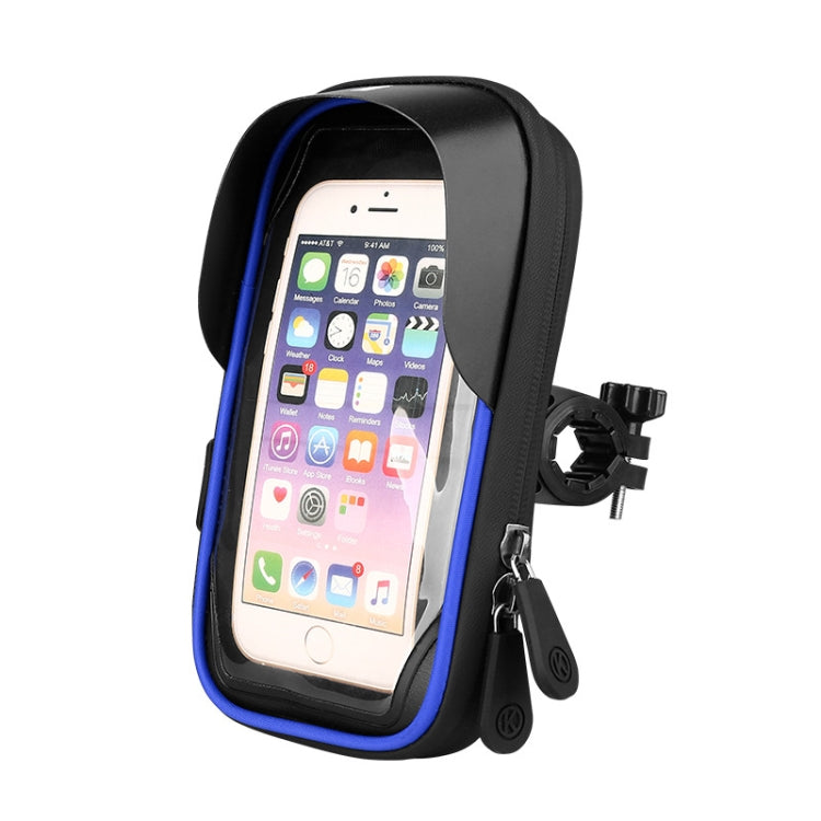 山地車卡片夾觸控螢幕手機架摩托車電動車防水導航支架遮陽手機架，車把，後視鏡