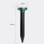 Solar Mouse Repeller Ultrasonic LED Manor Farm Rice Field Mouse Repeller Snake Repeller, Solar Mouse Repeller (Round ), Solar Mouse Repeller (Square)
