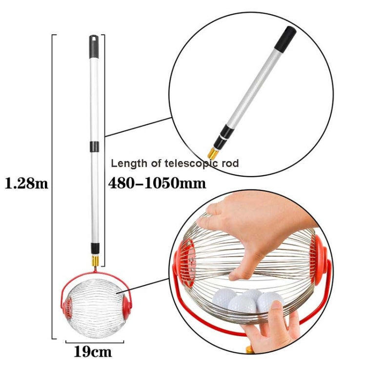 園藝工具堅果收集器水果採摘器核桃採摘器栗子採摘器，伸縮桿+小滾輪，伸縮桿+大滾輪