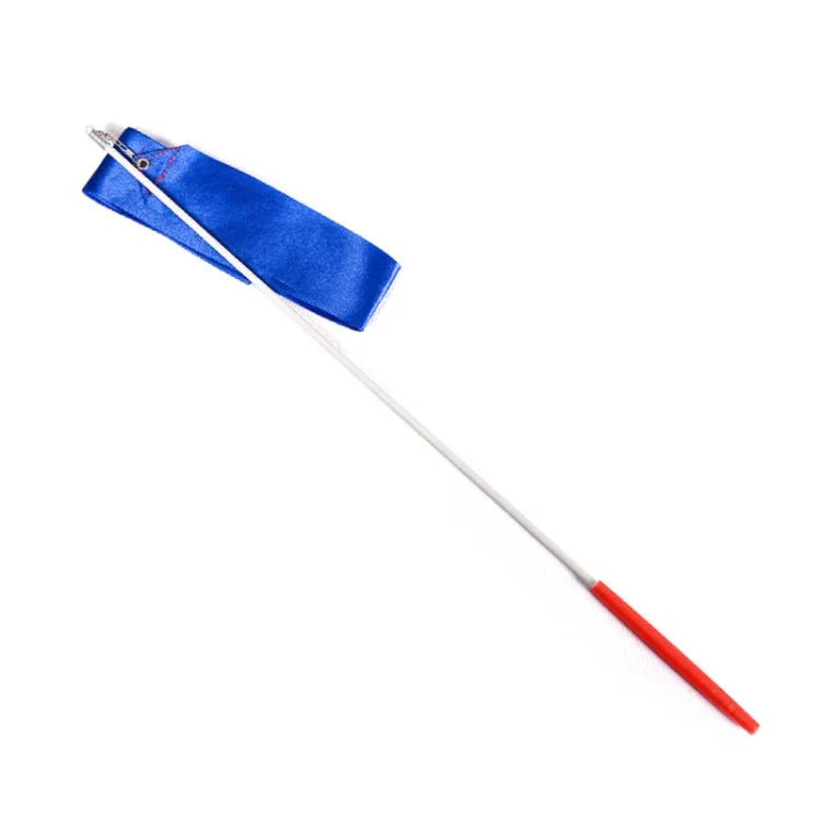 5件套4米藝術色彩體操絲帶舞蹈道具兒童玩具，玫紅，粉紅，紅色，橙色，黃色，綠色，藍色