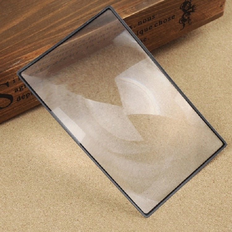 卡片式超薄閱讀3倍放大鏡名片放大鏡，120×180mm