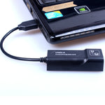 USB 轉 RJ45 10/100 Mbps USB 乙太網路轉接卡，USB 2.0 100Mbps