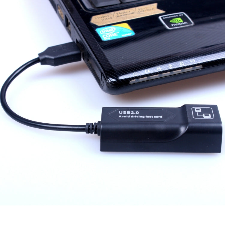 USB 轉 RJ45 10/100 Mbps USB 乙太網路轉接卡，USB 2.0 100Mbps