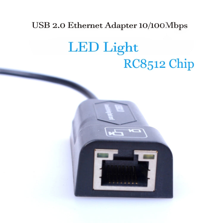 USB 轉 RJ45 10/100 Mbps USB 乙太網路轉接卡，USB 2.0 100Mbps