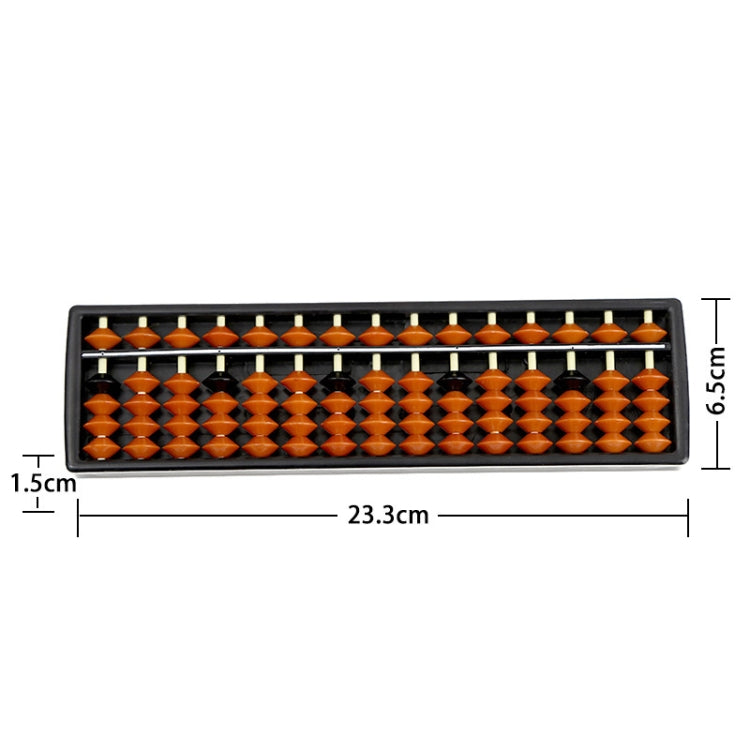 Plastic Abacus 15 Digits Arithmetic Tool Math Learn Aid Caculating Toys Gifts for Kids, 15 Digits Arithmetic Tool Math Abacus