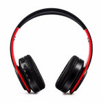 HIFI 立體聲無線藍牙耳機 適用於小米 iPhone 三星平板，附麥克風，支援 SD 卡及 FM