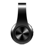 HIFI 立體聲無線藍牙耳機 適用於小米 iPhone 三星平板，附麥克風，支援 SD 卡及 FM