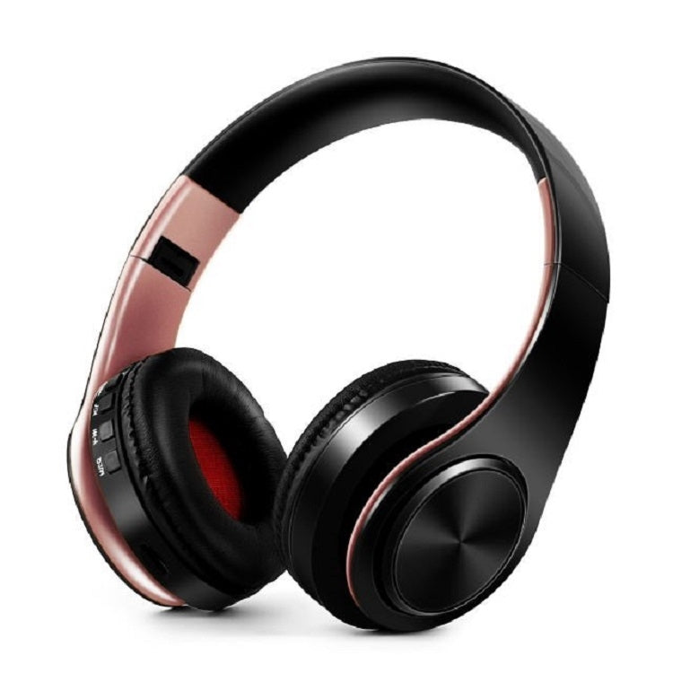 HIFI 立體聲無線藍牙耳機 適用於小米 iPhone 三星平板，附麥克風，支援 SD 卡及 FM