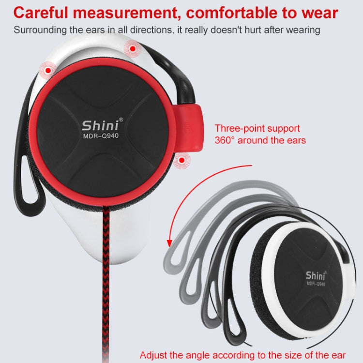 Shini Q940 3.5mm 超重低音耳掛式耳機，適用於 Mp3 播放器、電腦、手機