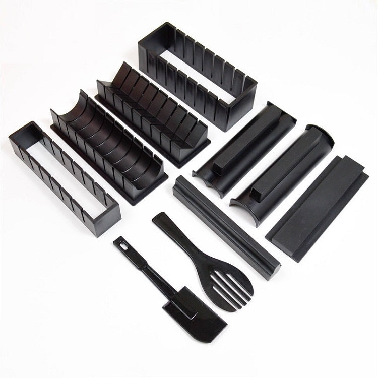 10個裝DIY壽司海苔飯糰製作模具，10個裝