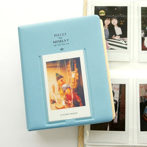 適用於Fujifilm Instax Mini 8 /7s /70 /25 /50s /90的64格名片收納冊，64格米色，64格藍色，64格綠色，64格橘色，64格粉紅色，64格天藍色