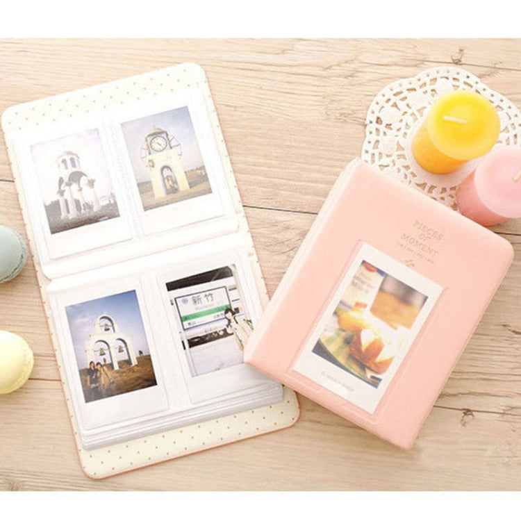 適用於Fujifilm Instax Mini 8 /7s /70 /25 /50s /90的64格名片收納冊，64格米色，64格藍色，64格綠色，64格橘色，64格粉紅色，64格天藍色