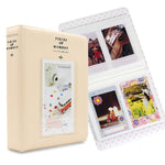 適用於Fujifilm Instax Mini 8 /7s /70 /25 /50s /90的64格名片收納冊，64格米色，64格藍色，64格綠色，64格橘色，64格粉紅色，64格天藍色