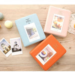 適用於Fujifilm Instax Mini 8 /7s /70 /25 /50s /90的64格名片收納冊，64格米色，64格藍色，64格綠色，64格橘色，64格粉紅色，64格天藍色