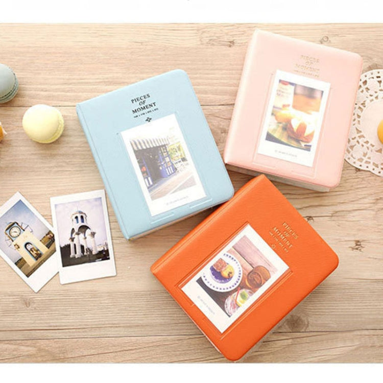 適用於Fujifilm Instax Mini 8 /7s /70 /25 /50s /90的64格名片收納冊，64格米色，64格藍色，64格綠色，64格橘色，64格粉紅色，64格天藍色