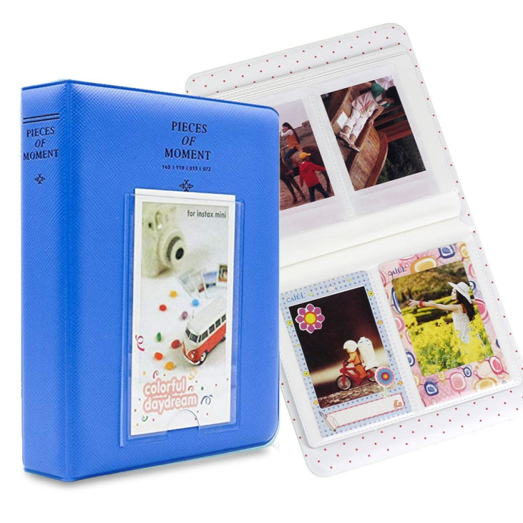 適用於Fujifilm Instax Mini 8 /7s /70 /25 /50s /90的64格名片收納冊，64格米色，64格藍色，64格綠色，64格橘色，64格粉紅色，64格天藍色